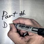Permanent ink marker DURA-INK+ Aerospace