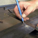 Silver-Streak Metal Marker Round