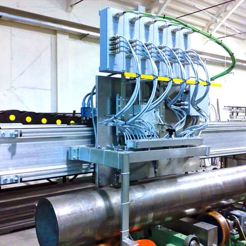 Inline Eddy current devices