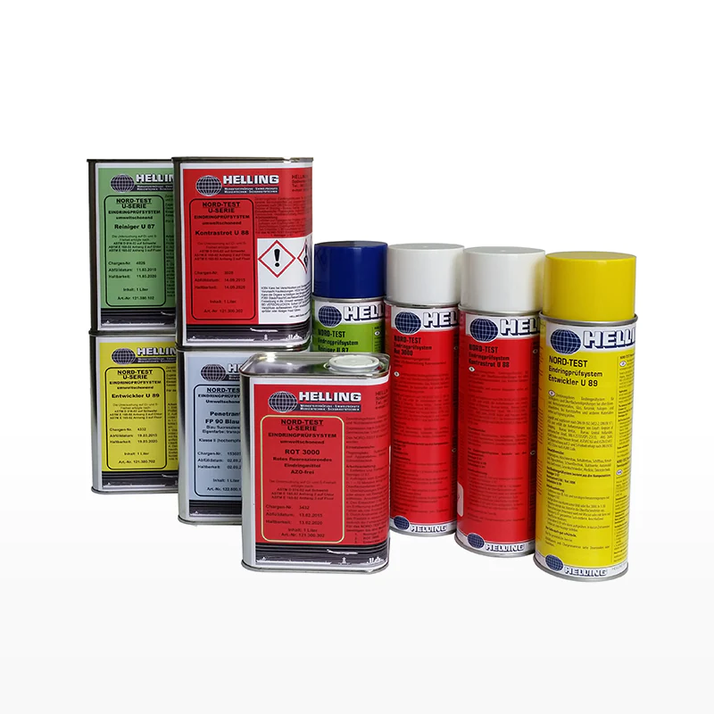 Colour contrast penetrants, NORD-TEST