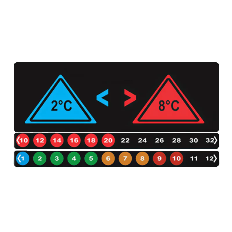 Monochrome Reversible Labels