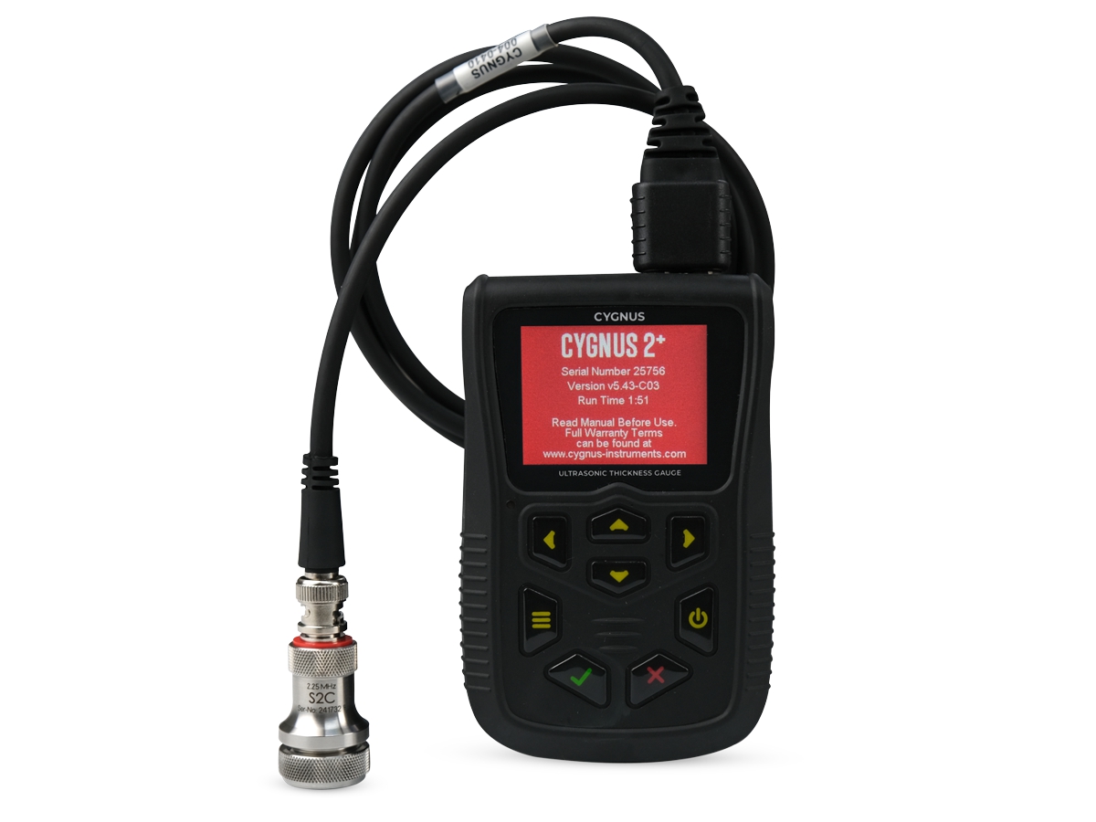 Ultrasonic Thickness Gauge Cygnus 2+ Hands Free