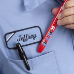 Marker retractabil cu cerneală permanentă și vârf rotund DURA-INK 20