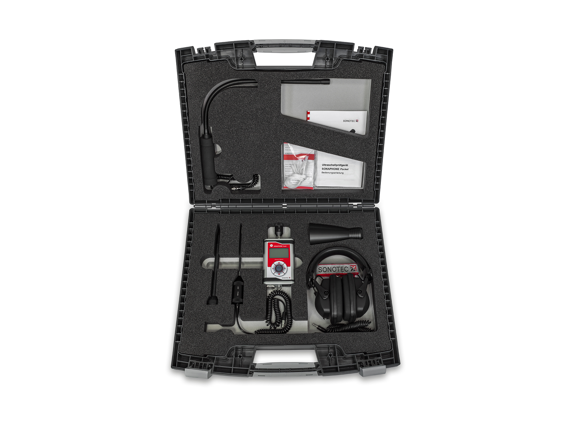 Aparat US de detectat scurgeri SONAPHONE POCKET pentru mentenanță